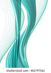 Vector wavy and curve line. EPS10 with transparency. Abstract composition with curve lines. Blurred lines with copy space. Place for text. Border lines