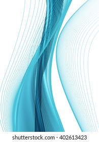 Vector wavy and curve line. EPS10 with transparency. Abstract composition with curve lines. Blurred lines with copy space. Place for text. Border lines