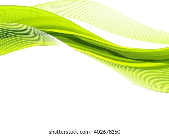 Vector wavy and curve line. EPS10 with transparency. Abstract composition with curve lines. Blurred lines with copy space. Place for text. Border lines
