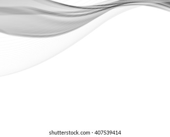 Vector wavy and curve line. EPS10 with transparency. Abstract composition with curve lines. Blurred lines with copy space. Place for text. Border lines