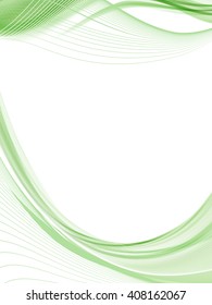 Vector wavy and curve line. EPS10 with transparency. Abstract composition with curve lines. Blurred lines with copy space. Place for text. Border lines