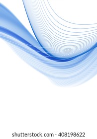 Vector wavy and curve line. EPS10 with transparency. Abstract composition with curve lines. Blurred lines with copy space. Place for text. Border lines