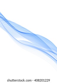 Vector wavy and curve line. EPS10 with transparency. Abstract composition with curve lines. Blurred lines with copy space. Place for text. Border lines
