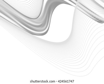 Vector wavy and curve line. EPS10 with transparency. Abstract composition with curve lines. Blurred lines with copy space. Place for text. Border lines