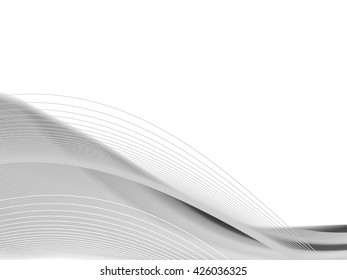 Vector wavy and curve line. EPS10 with transparency. Abstract composition with curve lines. Blurred lines with copy space. Place for text. Border lines