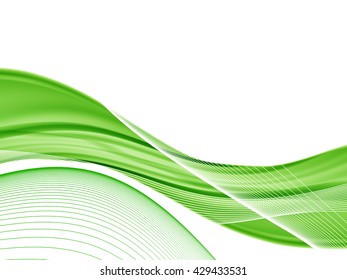 Vector wavy and curve line. EPS10 with transparency. Abstract composition with curve lines. Blurred lines with copy space. Place for text. Border lines