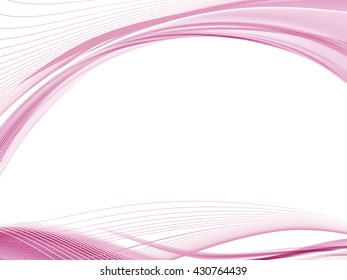 Vector wavy and curve line. EPS10 with transparency. Abstract composition with curve lines. Blurred lines with copy space. Place for text. Border lines