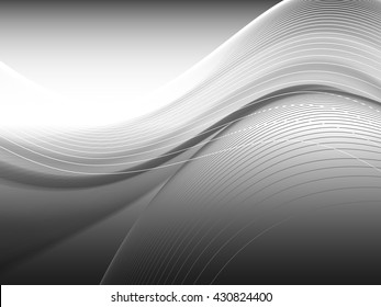 Vector wavy and curve line. EPS10 with transparency. Abstract composition with curve lines. Blurred lines with copy space. Place for text. Border lines