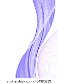 Vector wavy and curve line. EPS10 with transparency. Abstract composition with curve lines. Blurred lines with copy space. Place for text. Border lines