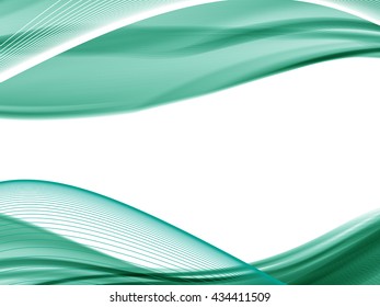 Vector wavy and curve line. EPS10 with transparency. Abstract composition with curve lines. Blurred lines with copy space. Place for text. Border lines