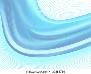 Vector wavy and curve line. EPS10 with transparency. Abstract composition with blurred lines.