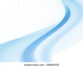 Vector wavy and curve line. EPS10 with transparency. Abstract composition with blurred lines.