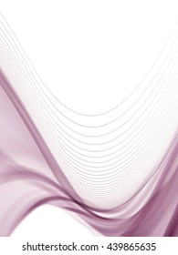 Vector wavy and curve line. EPS10 with transparency. Abstract composition with blurred lines.