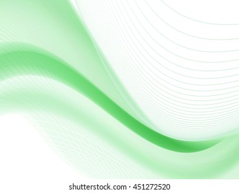 Vector wavy and curve line. EPS10 with transparency. Abstract composition with blurred lines.