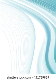 Vector wavy and curve line. EPS10 with transparency. Abstract composition with blurred lines.