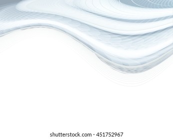 Vector wavy and curve line. EPS10 with transparency. Abstract composition with blurred lines.