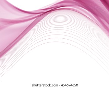 Vector wavy and curve line. EPS10 with transparency. Abstract composition with blurred lines.