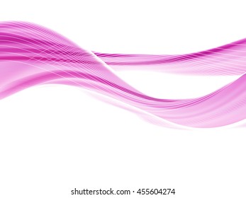 Vector wavy and curve line. EPS10 with transparency. Abstract composition with blurred lines.
