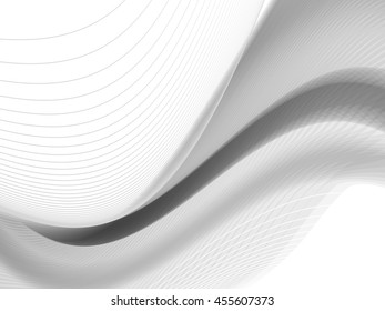 Vector wavy and curve line. EPS10 with transparency. Abstract composition with blurred lines.