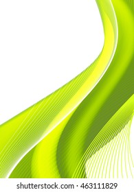 Vector wavy and curve line. EPS10 with transparency. Abstract composition with blurred lines.