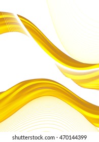 Vector wavy and curve line. EPS10 with transparency. Abstract composition with blurred lines.
