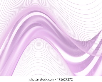 Vector wavy and curve line. EPS10 with transparency. Abstract composition with blurred lines.