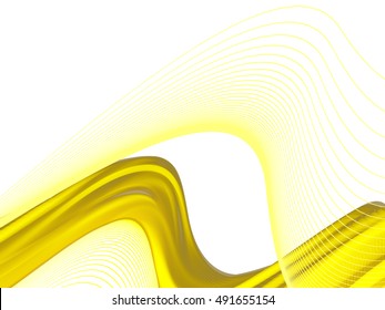 Vector wavy and curve line. EPS10 with transparency. Abstract composition with blurred lines.