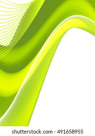 Vector wavy and curve line. EPS10 with transparency. Abstract composition with blurred lines.