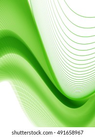 Vector wavy and curve line. EPS10 with transparency. Abstract composition with blurred lines.