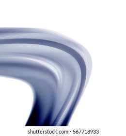 Vector wavy and curve line. EPS10 with transparency. Abstract composition with blurred lines.