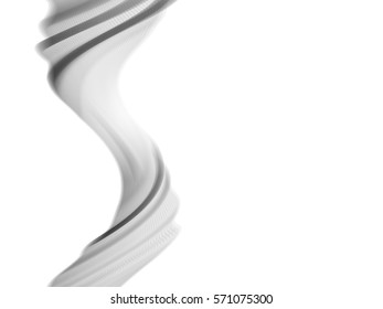 Vector wavy and curve line. EPS10 with transparency. Abstract composition with blurred lines.