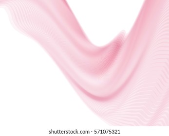 Vector wavy and curve line. EPS10 with transparency. Abstract composition with blurred lines.