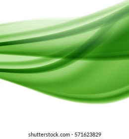 Vector wavy and curve line. EPS10 with transparency. Abstract composition with blurred lines.