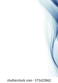 Vector wavy and curve line. EPS10 with transparency. Abstract composition with blurred lines.