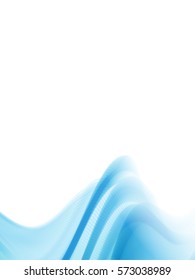 Vector wavy and curve line. EPS10 with transparency. Abstract composition with blurred lines.
