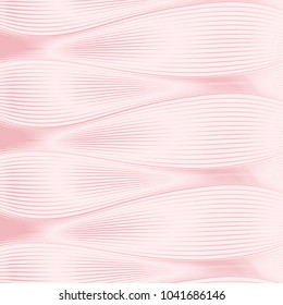 Vector wavy and curve line pattern. Futuristic wireframe background with abstract texture.