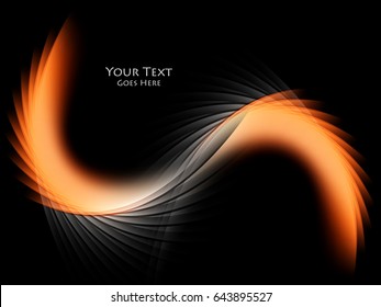 vector wavy design elements with copy space. Colorful illustration for you work. Eps10
