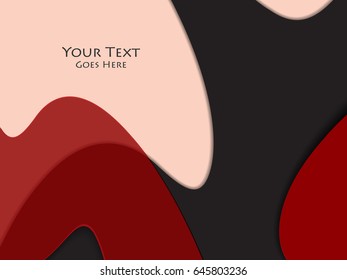 vector wavy design elements with copy space. Colorful illustration for you work. Eps10