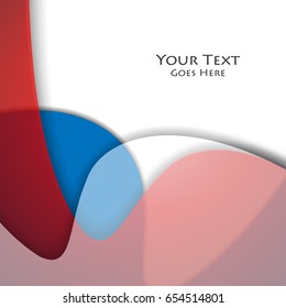 vector wavy design elements with copy space. Colorful illustration for you work. Eps10