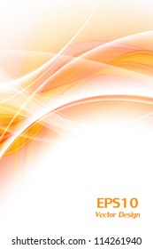 vector wavy lines with copy space. eps10