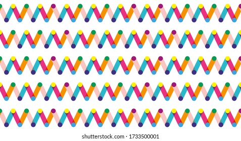 vector wavy lines pattern on a white background