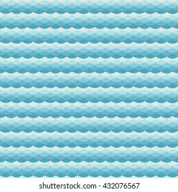 Vector wavy pattern. Abstract background.
