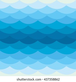 Vector wavy pattern. Abstract geometric background