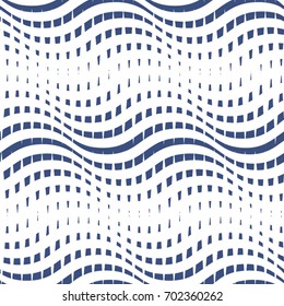 Vector wavy pattern. Geometric background