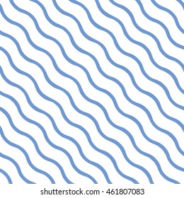 Vector wavy pattern. Geometric diagonal background
