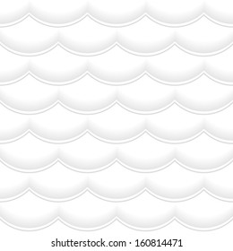 Vector wavy seamless pattern, unusual structure of the shadows. Interior wall panel background.