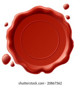 Vector wax seal