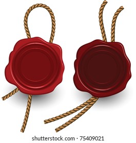 Vector wax seal