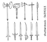 Vector weapons set