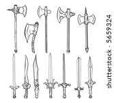 Vector weapons set